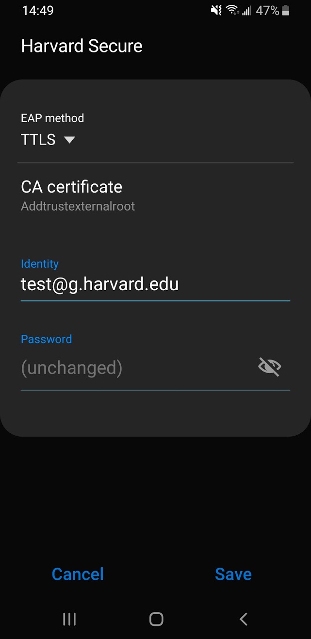 connecting to eduroam & harvard wireless without having to install